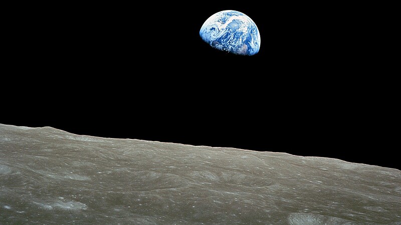 Вид на Землю с Луны pixabay.com