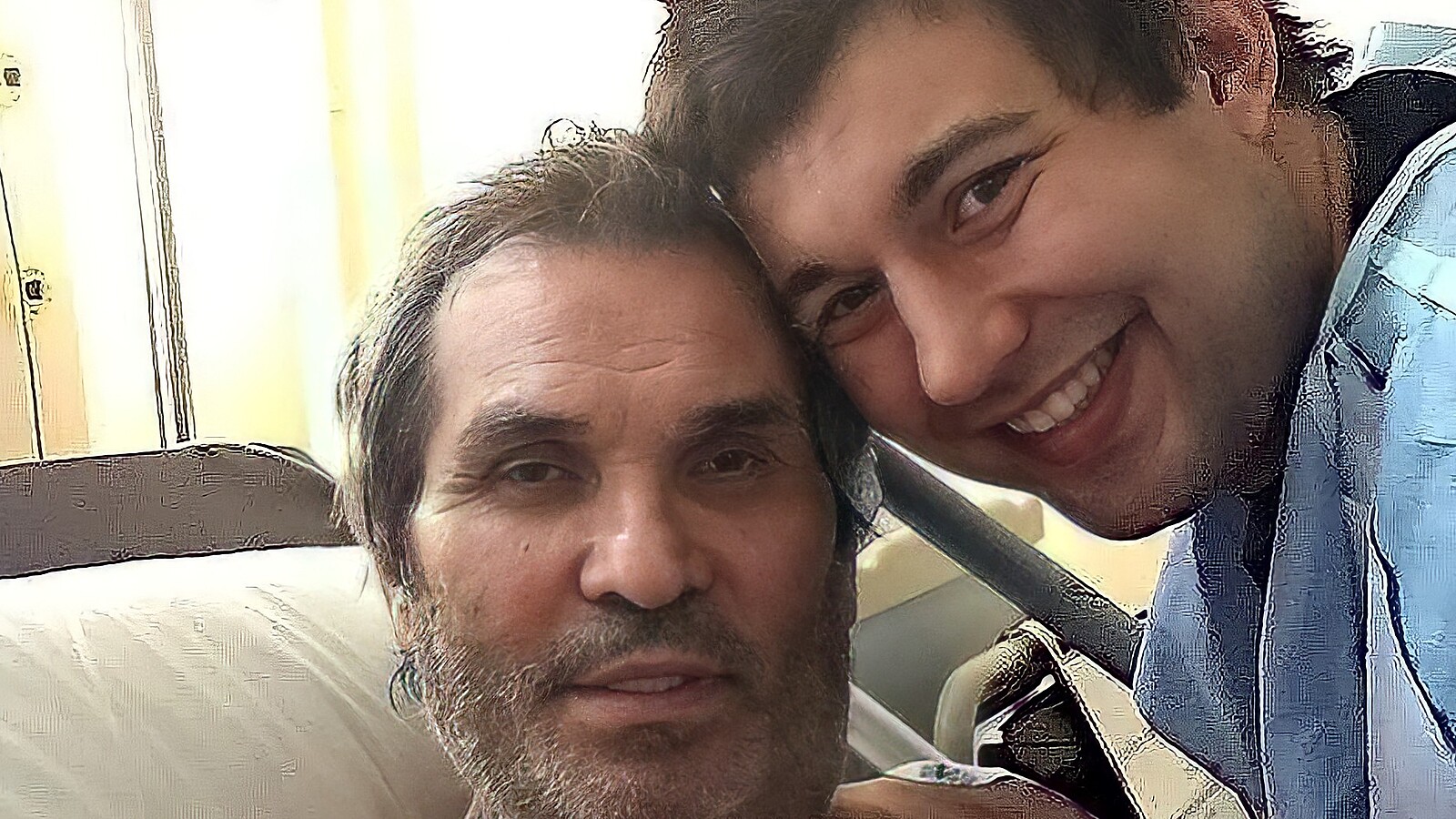 Бари Алибасов с сыном